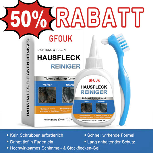 ✨ Magic Schimmel-Entferner Gel – Beseitigt Schwarzschimmel & Stockflecken auf Silikonfugen, Fliesen & Duschen (Ohne Schrubben)