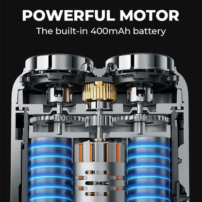 🚀 Tragbarer Mini-Elektrorasierer – Wasserdichter Reiserasierer für Herren (USB-C & Taschenformat)