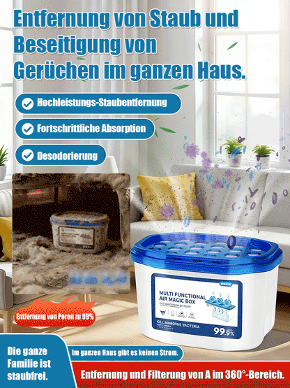🍃 Magische Staub-Stop-Box – Fängt Staub automatisch & reinigt die Luft