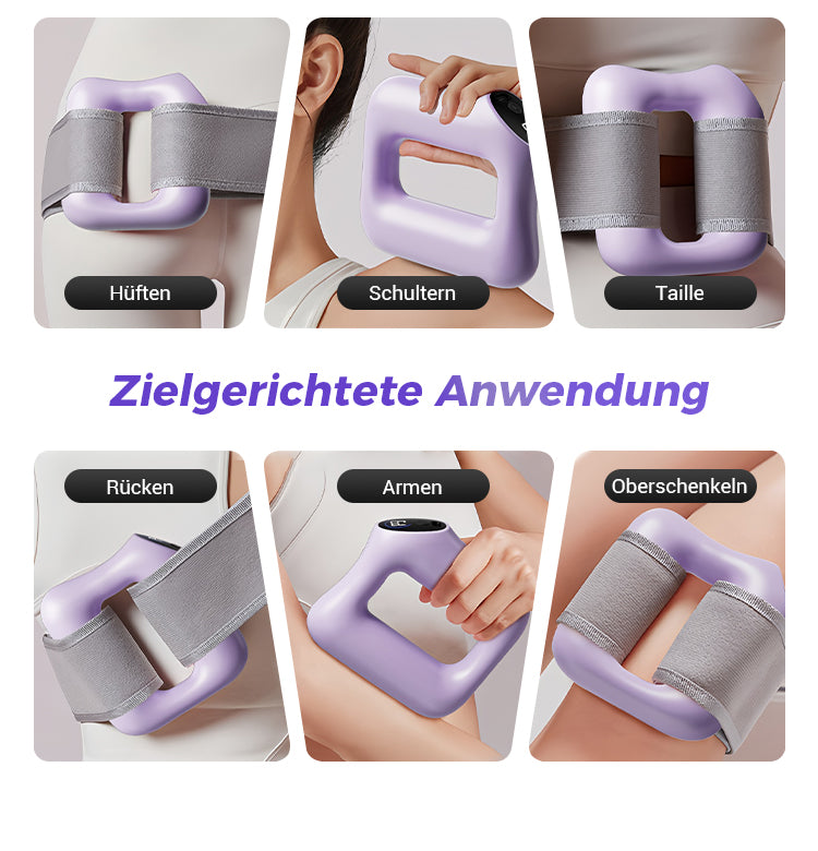 🔥3-in-1 Elektrischer Körper-Formungs-Ring – Freihändige Fettverbrennung & Massage für Bauch, Beine & Po