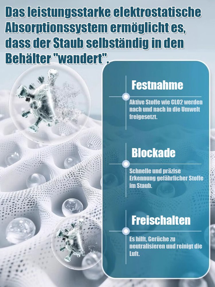 🍃 Magische Staub-Stop-Box – Fängt Staub automatisch & reinigt die Luft