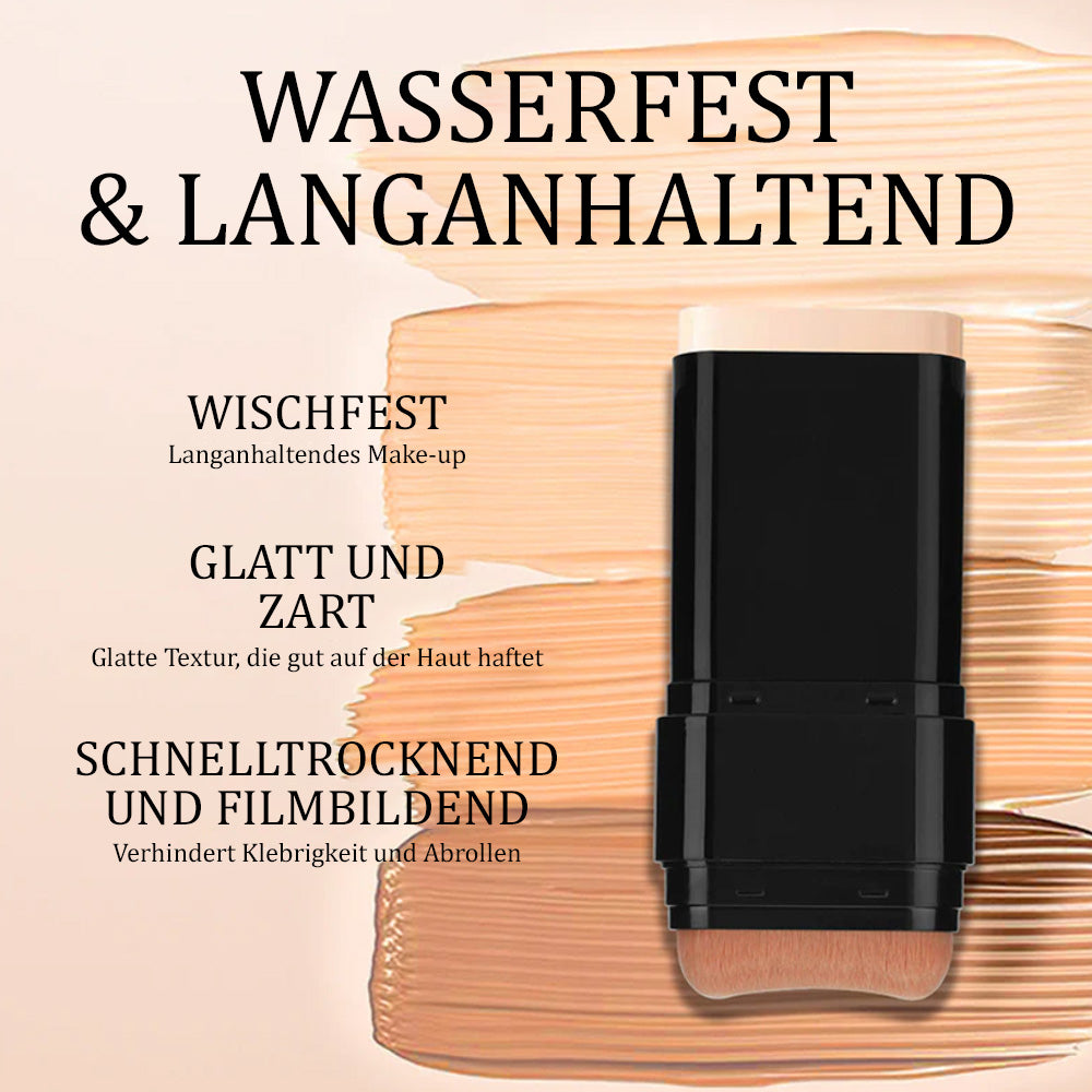 🫧 2-in-1 Foundation & Concealer Stick mit integriertem Pinsel