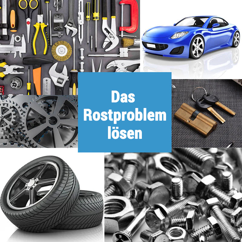 🚗 Auto Flugrostentferner & Rostlöser Spray – Entfernt Eisenpartikel & Bremsstaub ✨ (Lackschonend)