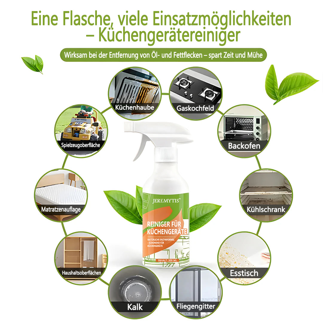 ✨ Magic Fettlöser-Spray – Entfernt hartnäckiges Fett & Eingebranntes in Sekunden (Für Herd, Ofen & Grill)