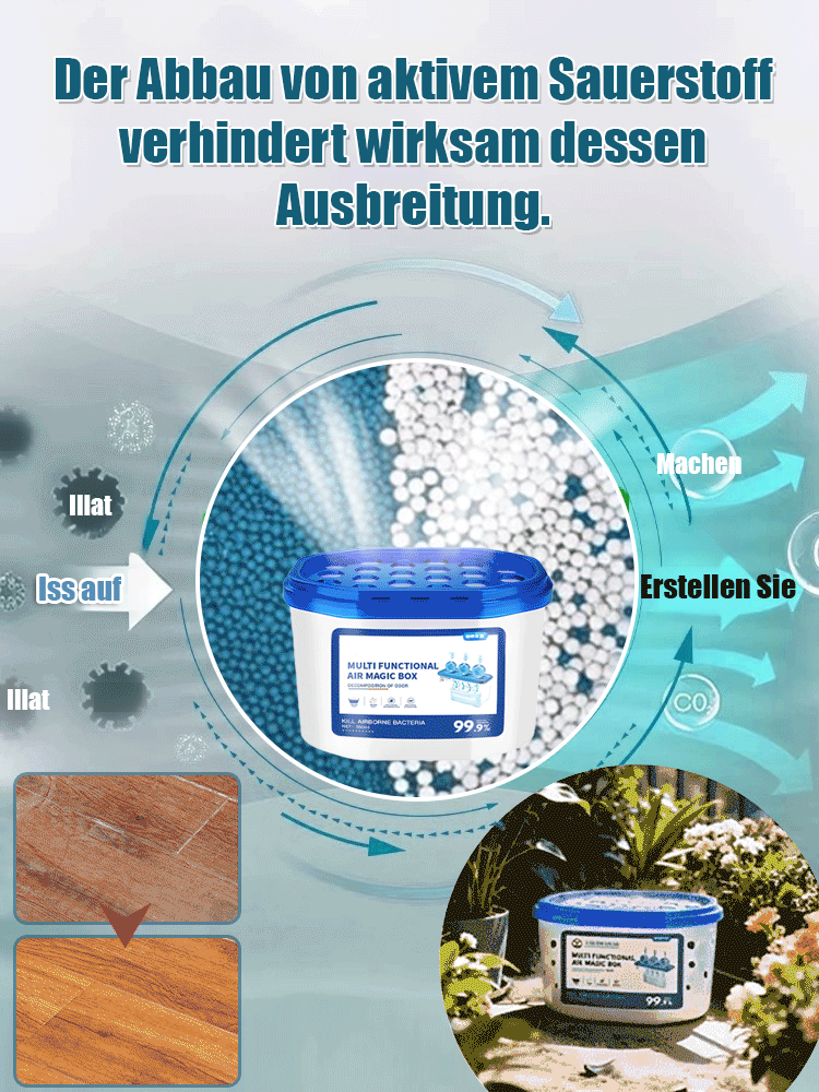 🍃 Magische Staub-Stop-Box – Fängt Staub automatisch & reinigt die Luft
