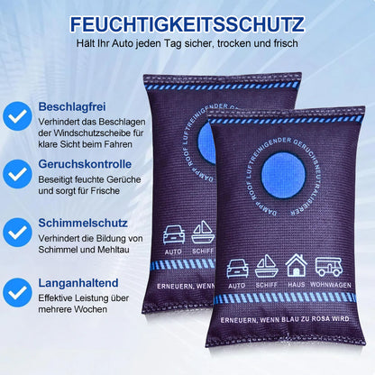 🚗 Nie wieder beschlagene Scheiben! Wiederverwendbarer Auto-Entfeuchter mit Farbindikator